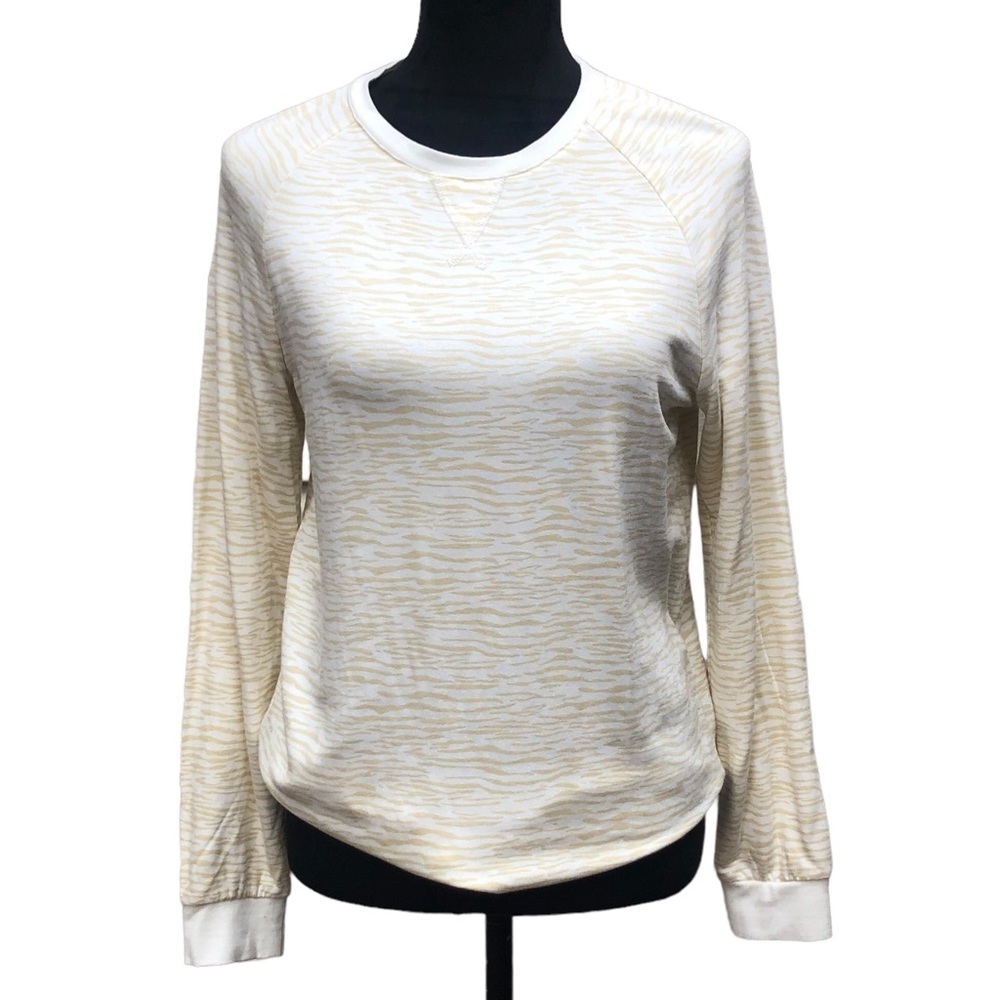 Thread & Supply Safari Print Lightweight Sweatshirt size XS - Picture 2 of 10